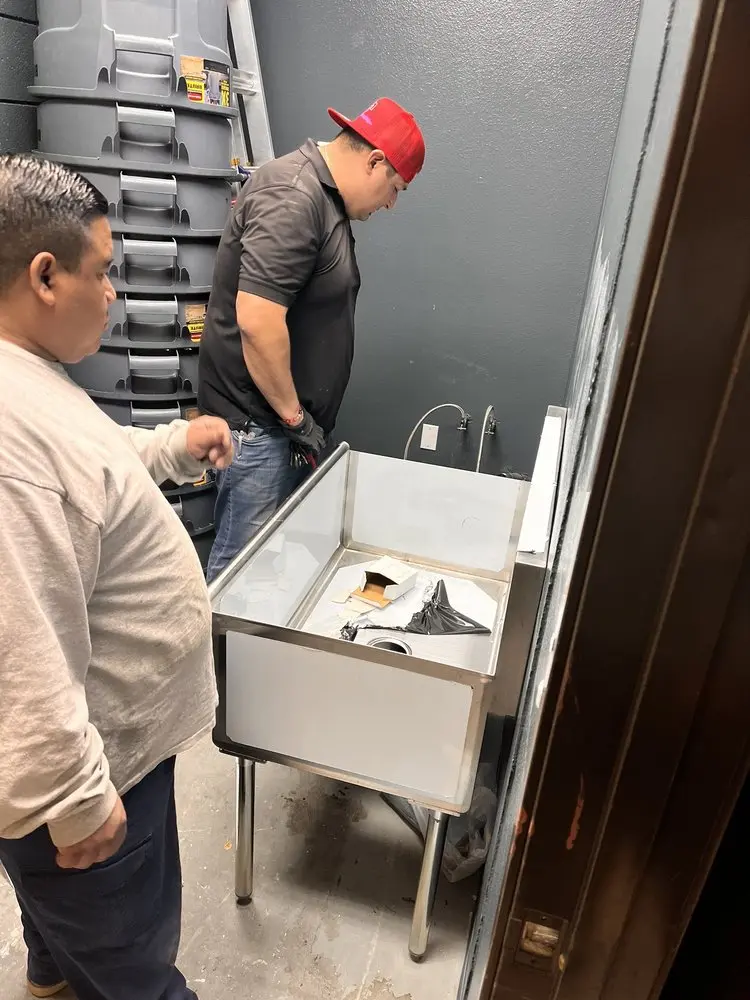Commercial plumbing and sink installation in Ingleside